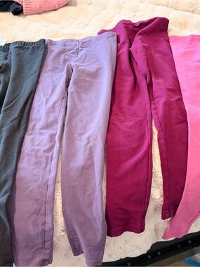 Tea Collection Girls' Leggings - Gray, Lavender, Magenta, Pink